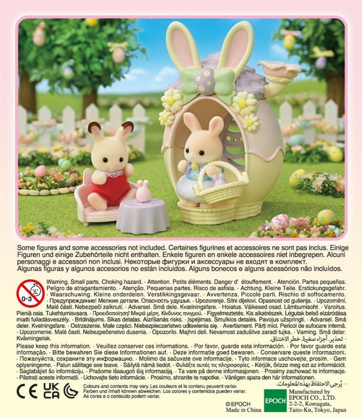 Sylvanian Families 5802 Babyhasen Osterspass Spielset, Set mit Tierfigur, Ostergeschenk, Spielzeug f