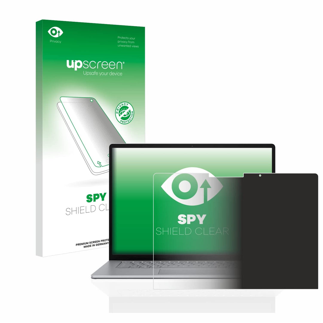 upscreen Anti-Spy Blickschutzfolie für Microsoft Surface Laptop 3/4 / 5 13.5" Privacy Displayschutz-