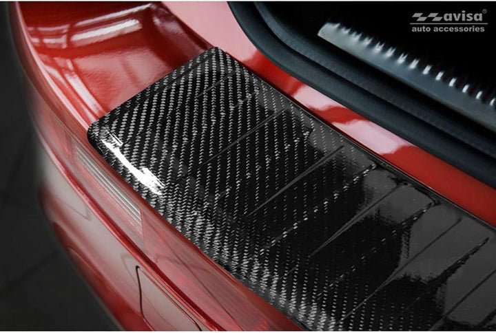 Avisa Echtes 3D Karbon Heckstossstangenschutz kompatibel mit Audi Q5 2008-2016