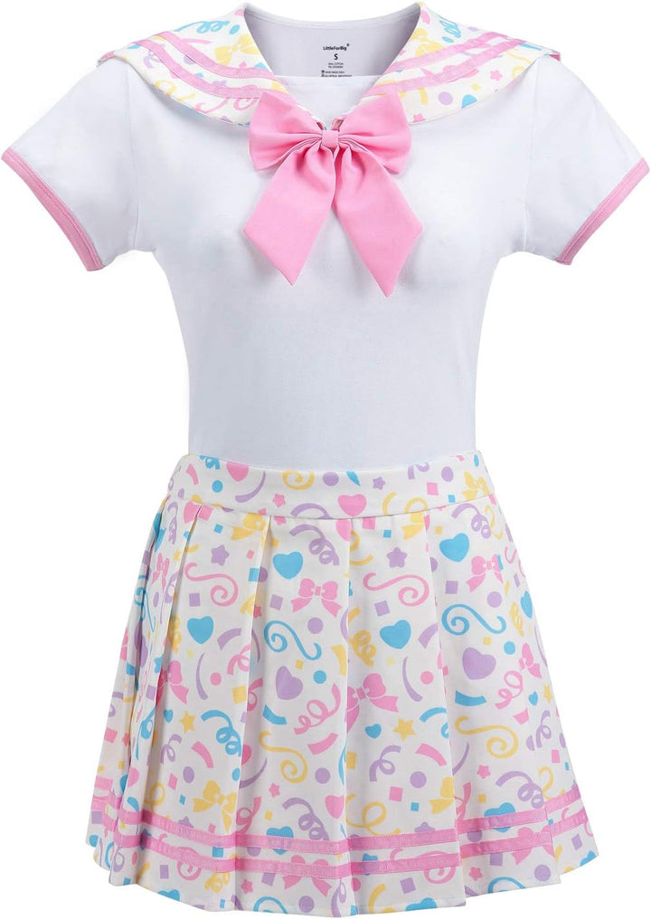 LittleForBig Baumwolle Strampler Onesie Pyjamas Bodysuit - Cosplay Magisches Mädchen Strampelanzug R