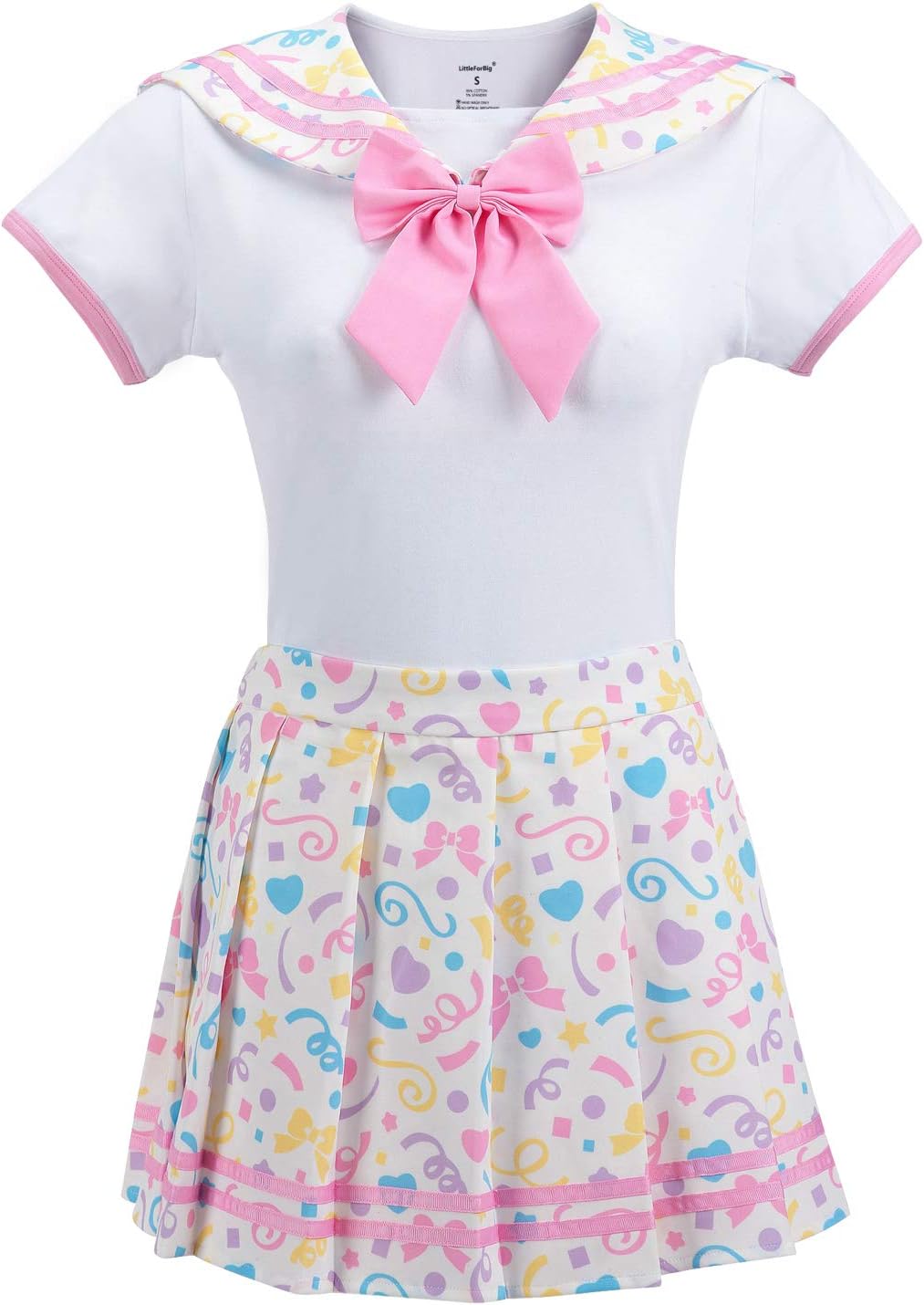 LittleForBig Baumwolle Strampler Onesie Pyjamas Bodysuit - Cosplay Magisches Mädchen Farbe Strampela