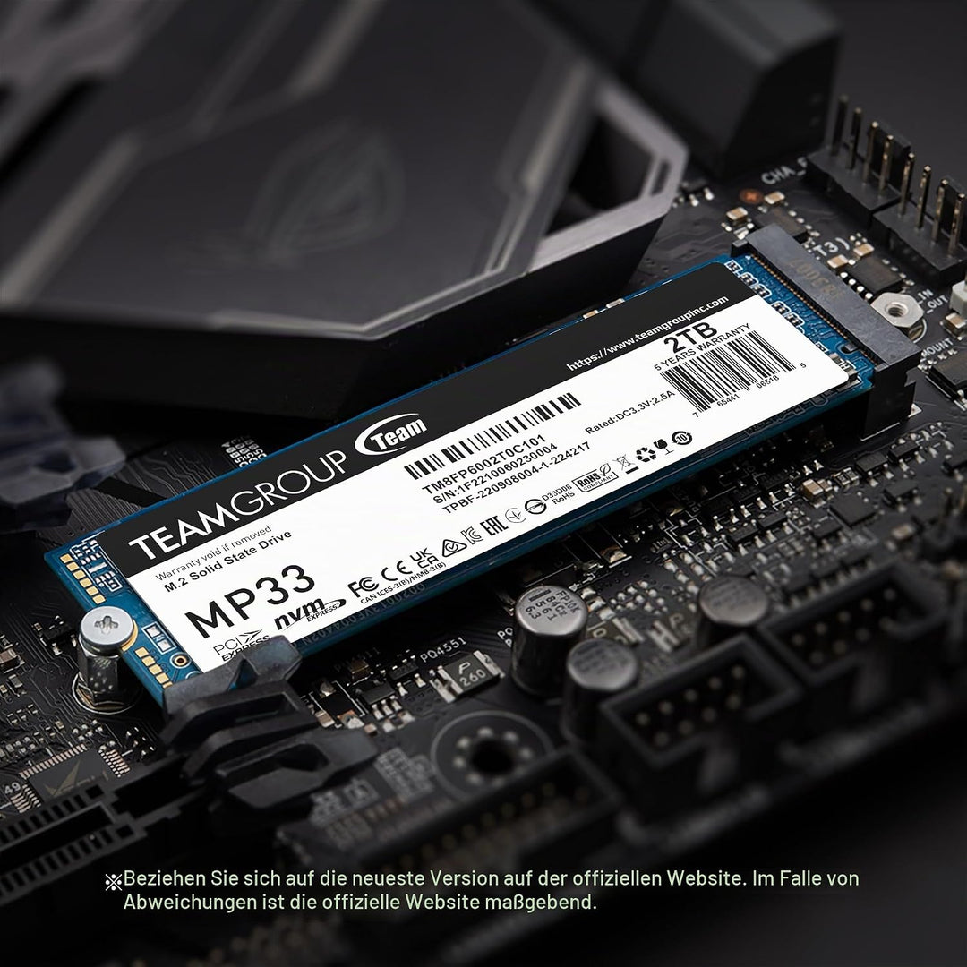 Team Group MP33 M.2 256 GB PCI Express 3.0 3D NAND NVME
