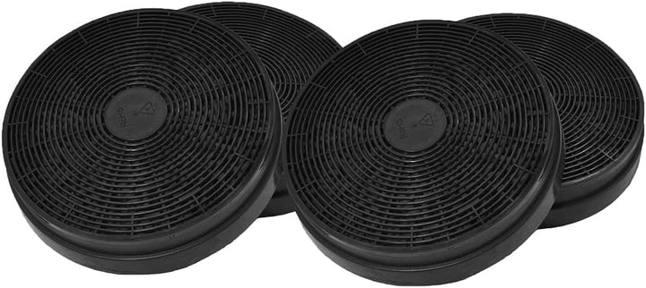AllSpares Aktivkohlefilter (x4) für Dunstabzugshauben geeignet für Bomann KF561, PKM CF110 und Respe