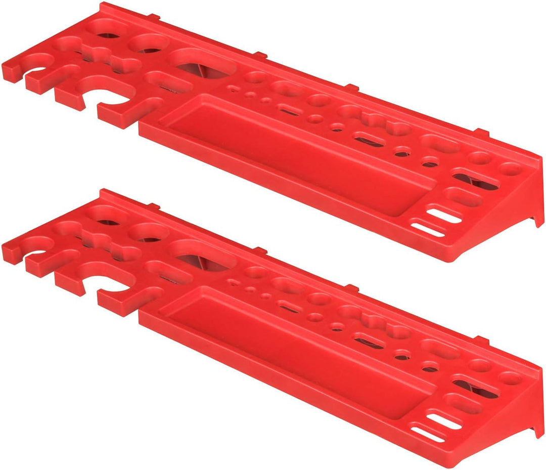 Werkstattregal Wandregal | 1728 x 780 mm | Lagersystem mit Werkzeughalterungen und Stapelboxen - Wan