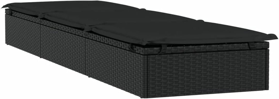 Festnight Sonnenliege 2 Personen mit Dach doppelliege Outdoor gartenliege 2 Personen Rattan gartenli