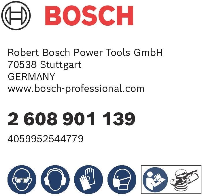 Bosch Accessories 50x Schleifpapier Expert C470 Mehrloch (für Hartholz, Farbe auf Holz, Ø 150 mm, Kö