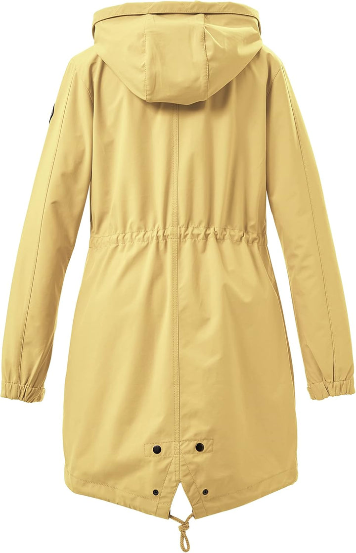 G.I.G.A. DX Damen Gs 99 Wmn Sftshll Prk Casual Softshell Parka mit Kapuze 36 gebranntes gelb, 36 geb