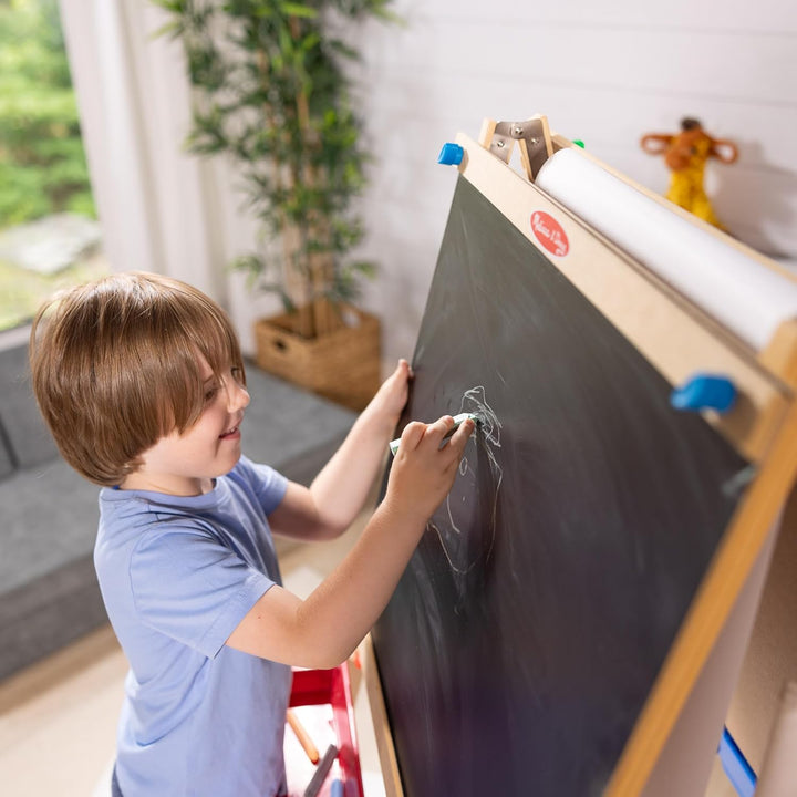 Melissa & Doug Holz Staffelei für Kinder Bastelset | Malstaffelei für Kleinkinder zum Basteln für Ki