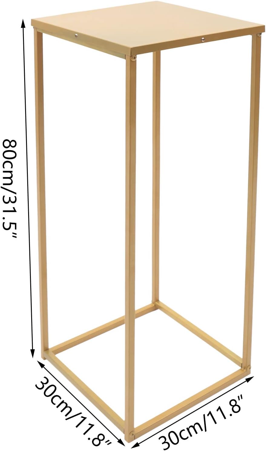 SABUIDDS 10er Set aus Metall Blumenständer Gold Pflanzenständer Moderne Blumentopfständer Pflanzenre