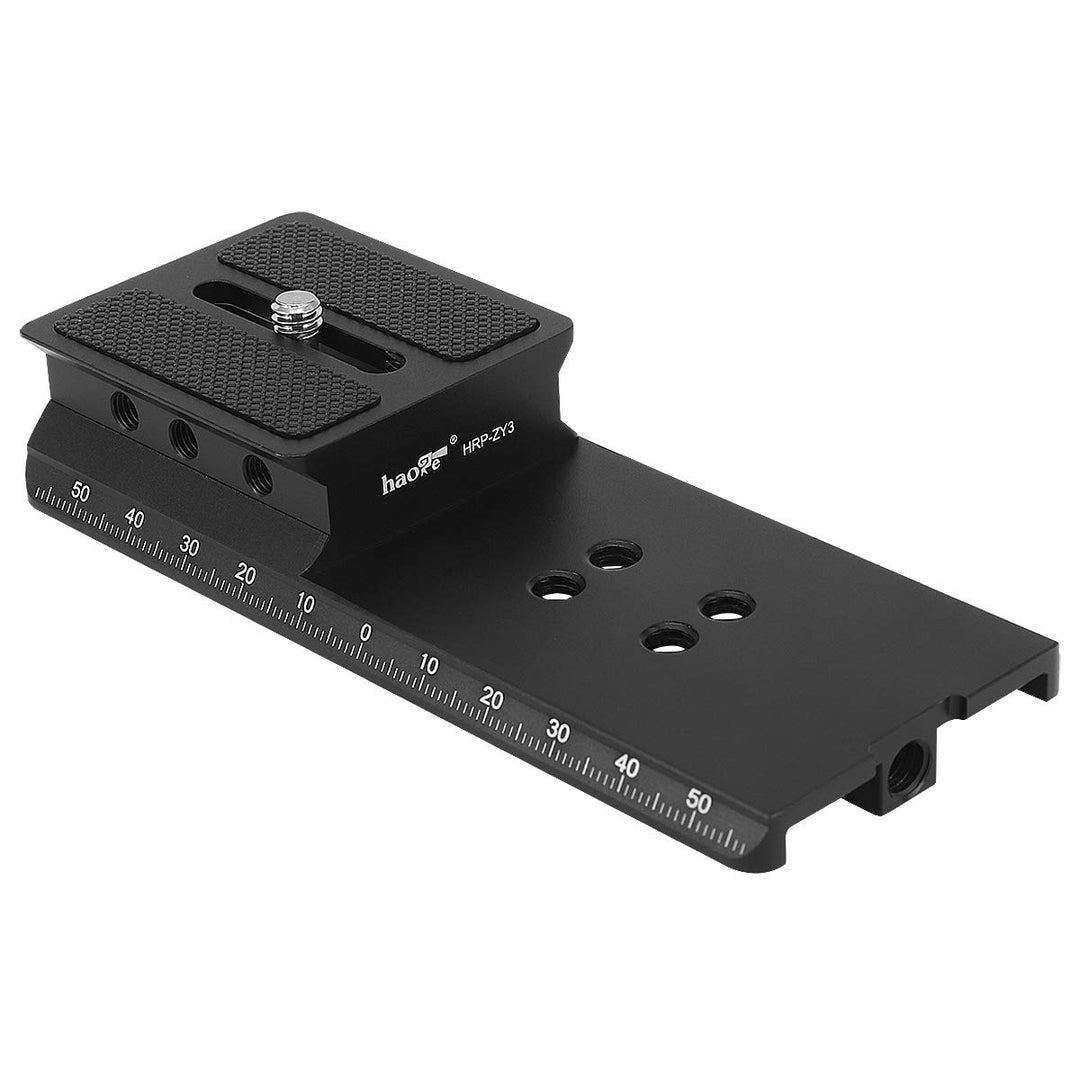 Haoge HRP-ZY3 Kamera-Höhenerhöhung, Schnellwechselplatte für Zhiyun Zhi Yun Crane 3 Lab Gimbal Stabi