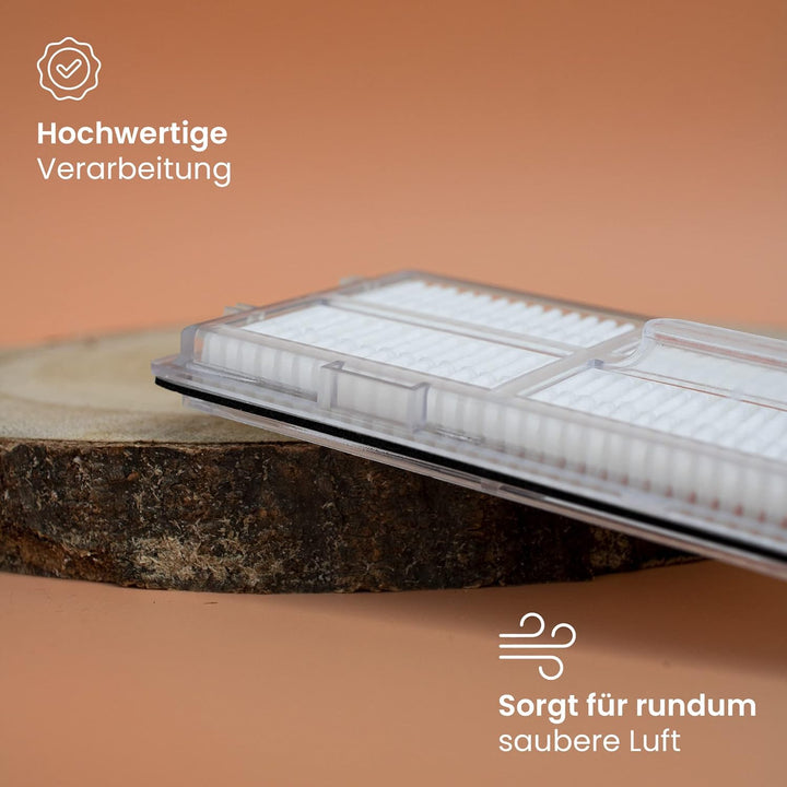 BiOHY Hepa Filter für Roborock S7 & S8 Serie (6er-Set) | Kompatibel mit S8, S7+, MaxV+, Ultra | Effe