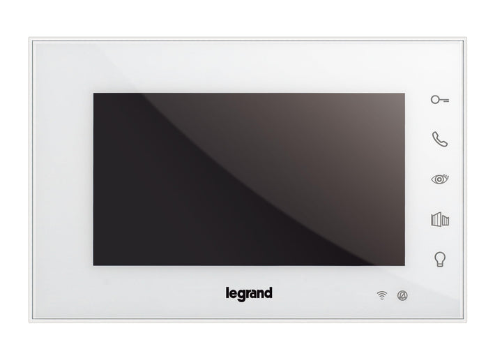 LEGRAND, EASYKIT WiFi-Video-Innenstelle, 7"-Hochglanz-Farbmonitor, Sensortasten, Smartphone-Anbindun