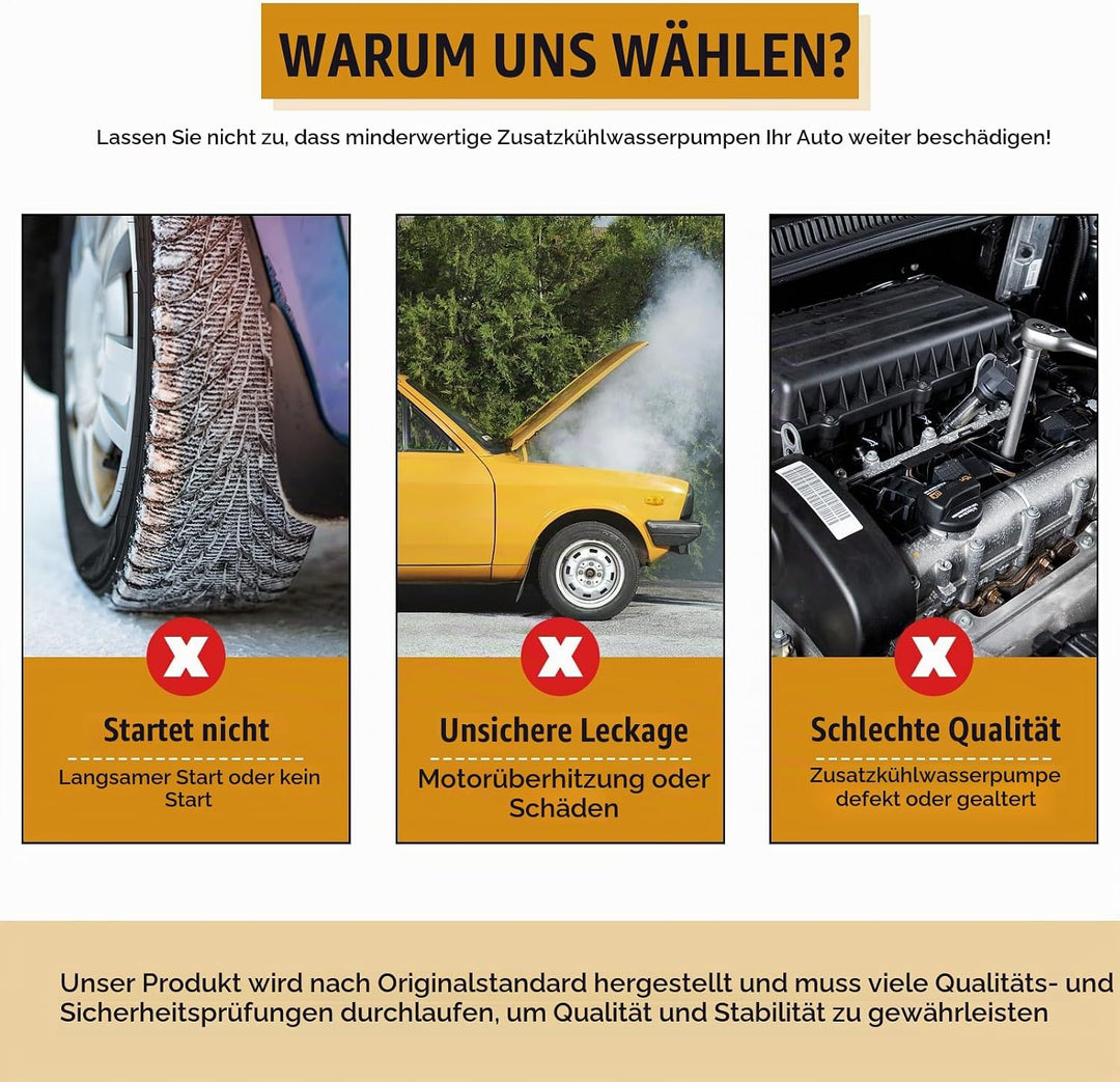 Autokühlwasserpumpe, Auto Zusatzkühl wasserpumpe, Kühlwasserpumpe, Auto Wasserpumpe Zusatzwasserpump