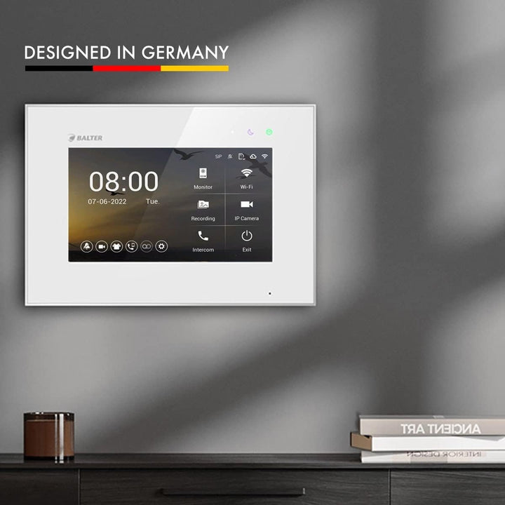 Nonic Balter EVO HD 7" Videostation WiFi Weiss (Touchscreen HD-Bildschirm, 2-Draht Bus, Plexiglas) Z