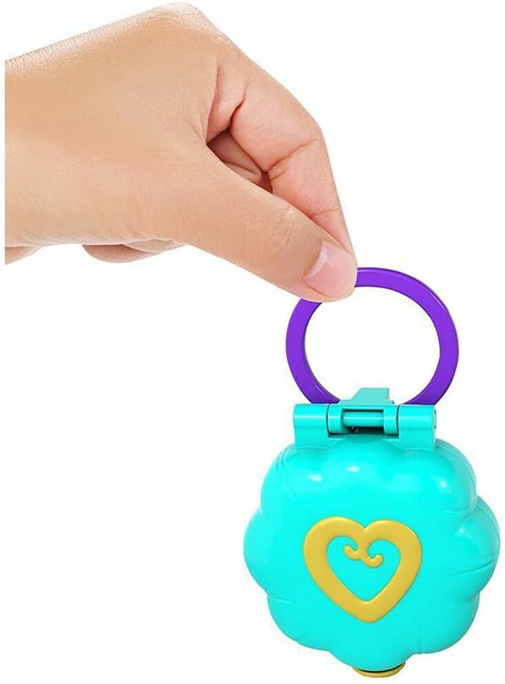 Mattel Polly Pocket FRY31 Tiny Places Lilas Schrank Single, Single