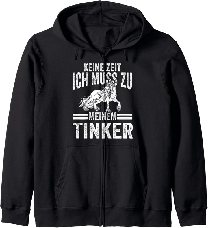 Tinker Pferd Pferdebesitzer Reitverein Reiten Kapuzenjacke