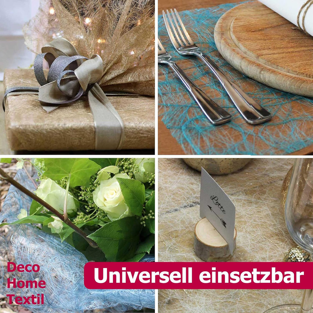 Sizoweb Tischläufer Tischband Dekoration Dekor Breite 30 cm Rollenlänge und Farbe wählbar Orange 25