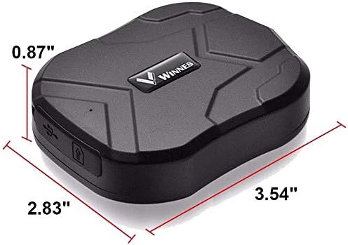 GPS Tracker Magnetische Wasserdicht Echtzeit-Tracking GPS Ortungsgerät, 3 Monate Standby SMS, APP, W
