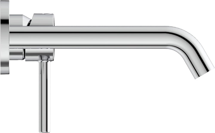 Ideal Standard A6938AA Ceraline Wand-Waschtischarmatur, Chromfarben, Bocca da 20 cm