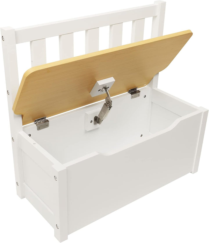 [en.casa] Kindertischset Lousame mit aufklappbarer Sitzbank und 2 Stühlen Kindertisch-Set Kindermöbe