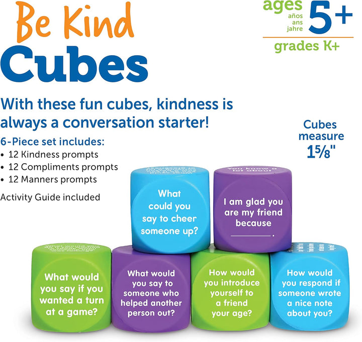 Learning Resources Die freundlichen Würfel, Lernmaterial bei Autismus, Sprachtherapie-Material, sozi