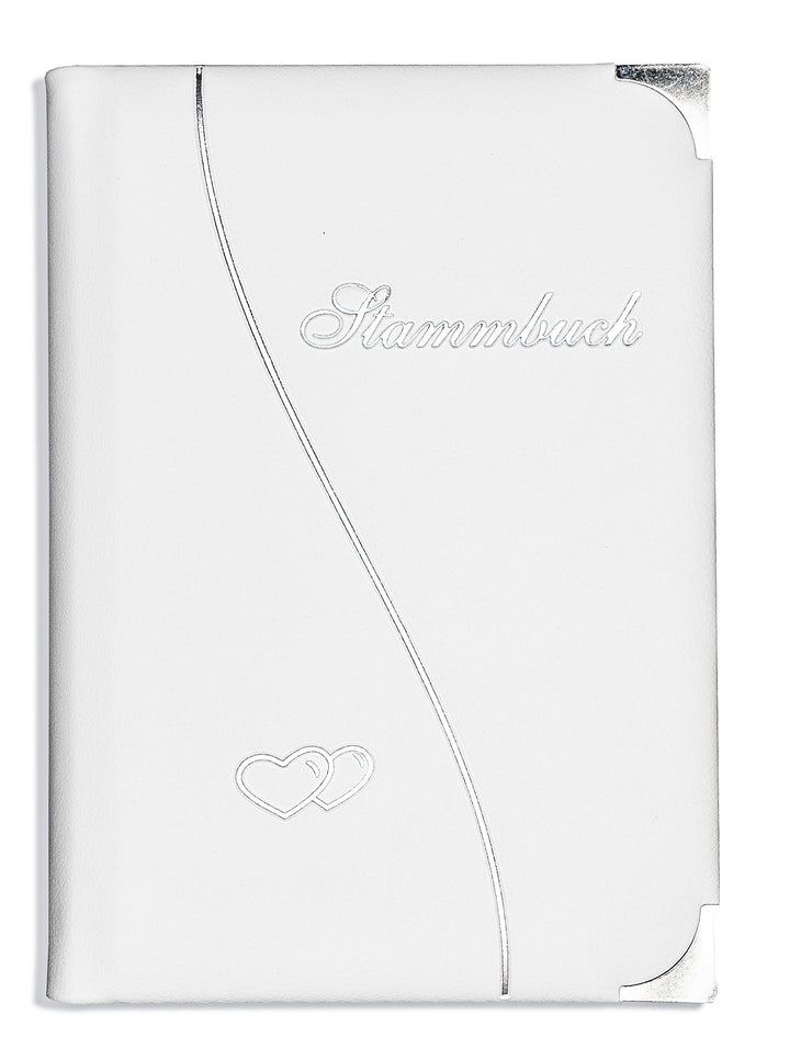 Stammbuch weiss Hochzeit Due Cuori Stammbuch der Familie
