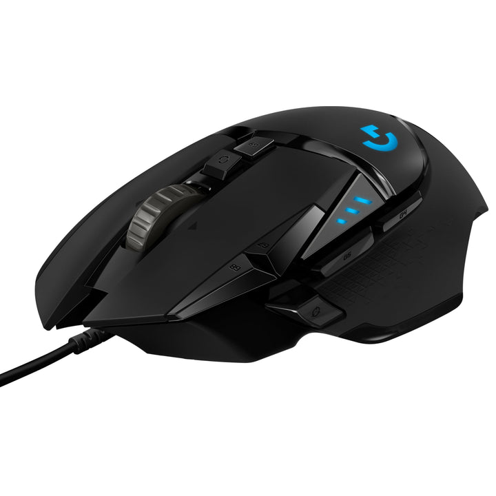Logitech G502 HERO High-Performance Gaming-Maus mit HERO 25K DPI optischem Sensor, RGB-Beleuchtung,