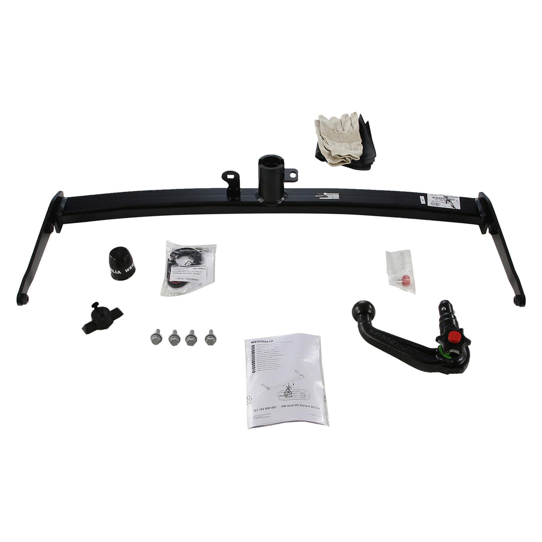 Westfalia Abnehmbare Anhängerkupplung für VW Golf VII Variant (inkl 4-Motion, Alltrack) (BJ 08/2013-