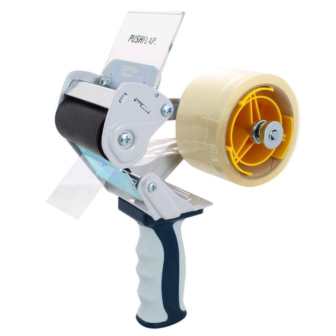 Packbandabroller mit Sicherheitsvorrichtung | Paketbandabroller bis 75 mm Rollenbreite | Geeignet fü