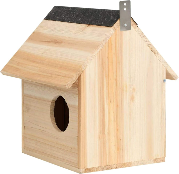 Eichhörnchenhaus Tanne Massivholz 26x25x29 cm Futterhaus EichhöRnchen Wetterfest EichhöRnchen Kobel
