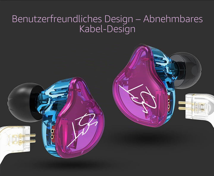 Yinyoo KZ ZST In-Ear Kopfhörer Kopfhörer In-Ear Stereo Ohrhörer High Definition Headset mit Mikrofon