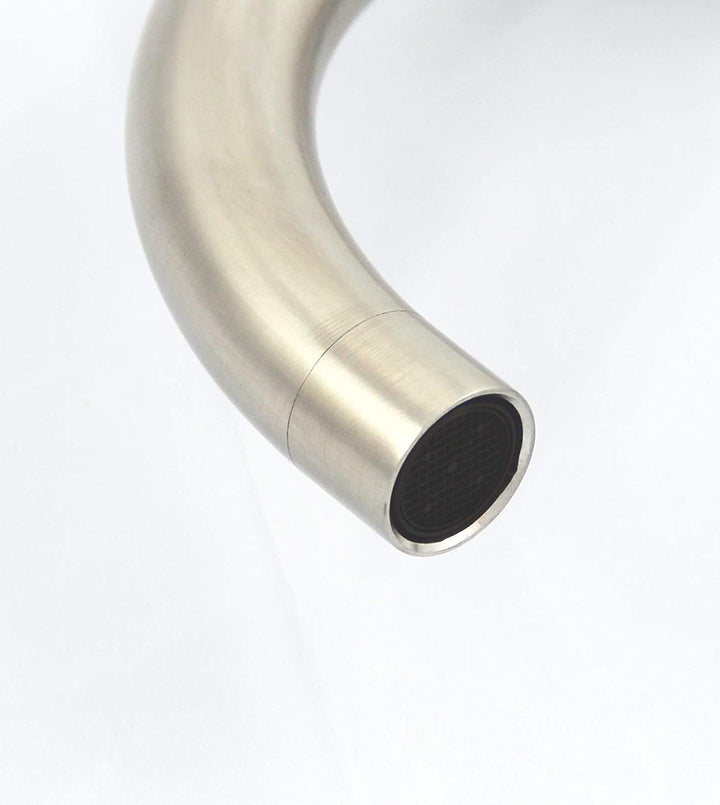 VBChome Inox Spültischarmatur Chrom Edelstahl 360°drehbar U- Form Küche Wasserhahn Küchenarmatur Ein