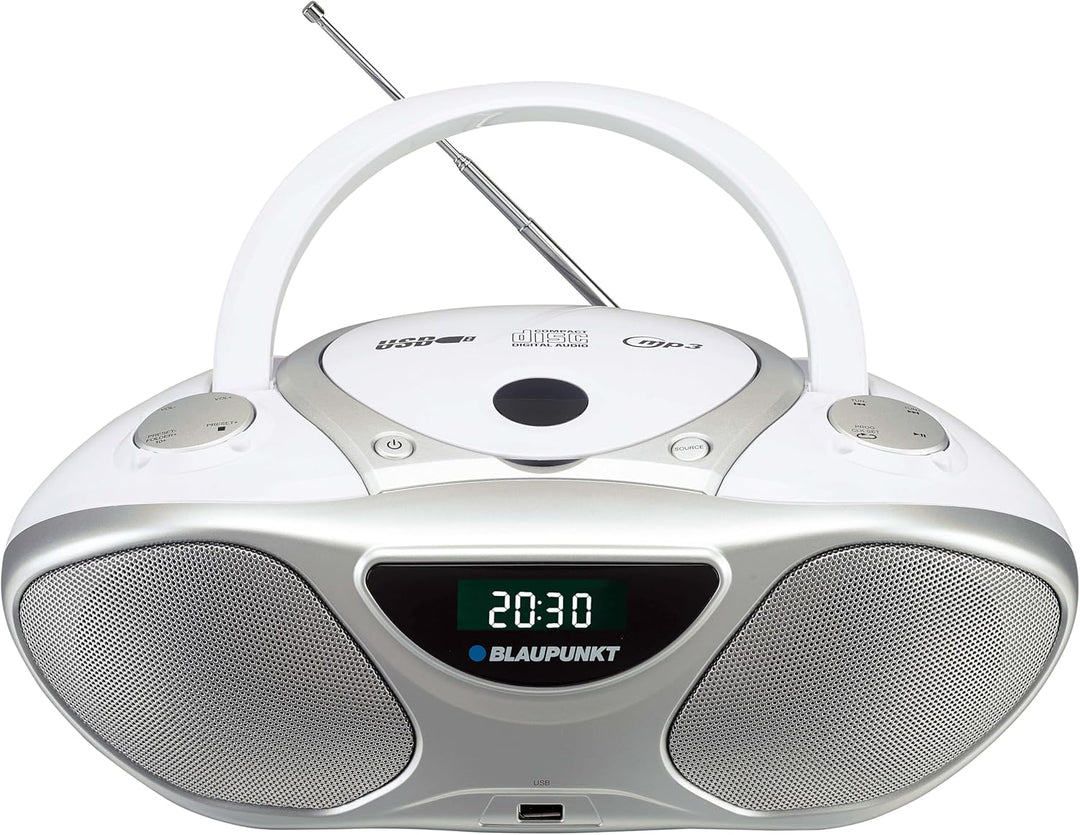 Blaupunkt BB14WH CD Player CD Recorder Silver White