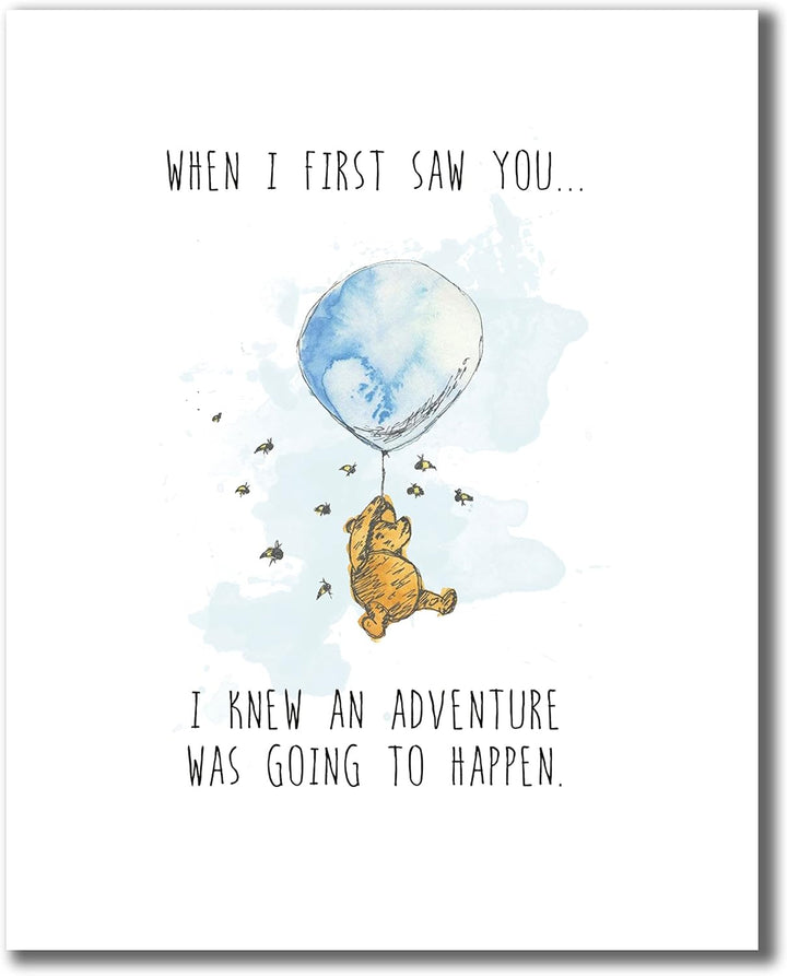 Winnie the Pooh Classic Art Prints – Set von vier 8x10 - Set Of Four Prints, 8x10 - Set Of Four Prin