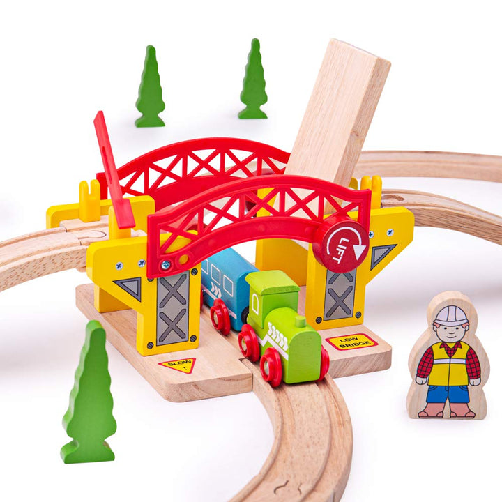 Bigjigs Rail Hubbrücke Für Holzeisenbahn
