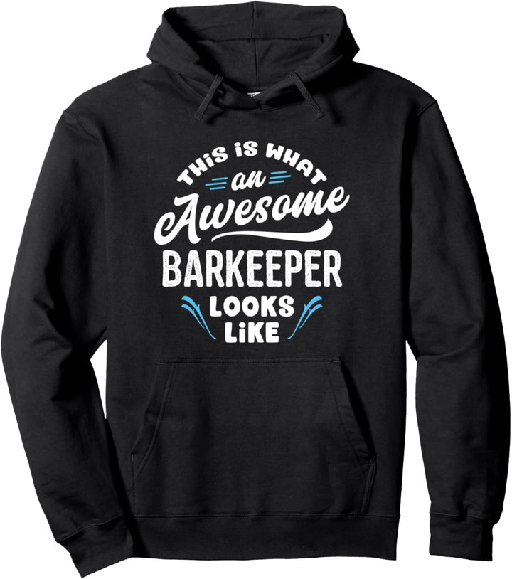 So sieht ein toller Barkeeper aus Barmann Barmixer Gastwirt Pullover Hoodie
