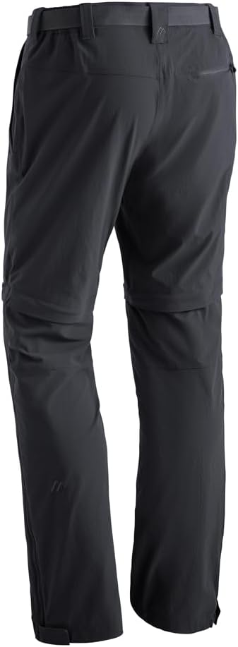 Maier Sports Herren Outdoor Hose T-Zipp Tajo Tajo 23 Schwarz, 23 Schwarz