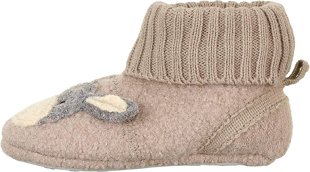 Sterntaler Unisex Kinder Hausschuhe Baby Hausschuh Filz Esel Emmi 18 EU Beige, 18 EU Beige