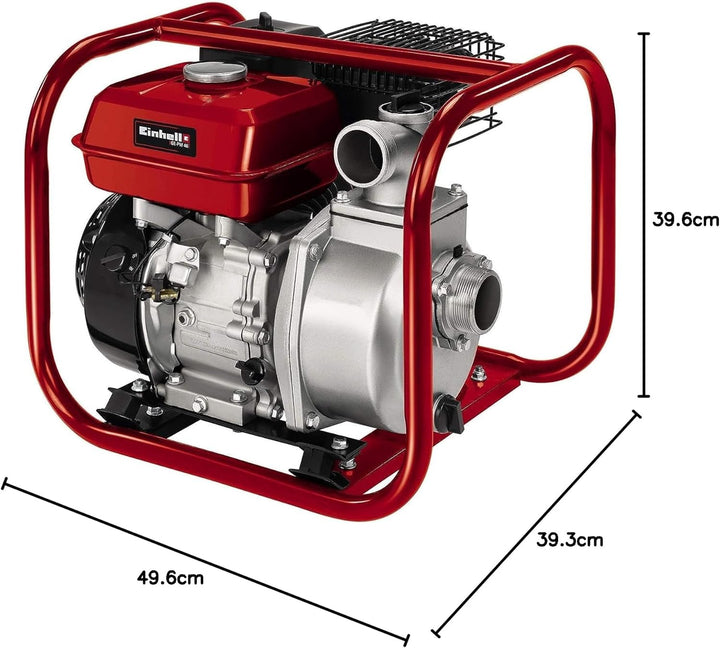 Einhell Benzin-Wasserpumpe GE-PW 46 (4,6 kW, 4-Takt-Motor, max. Fördermenge 23.000 L/Std., 3,6 l-Tan