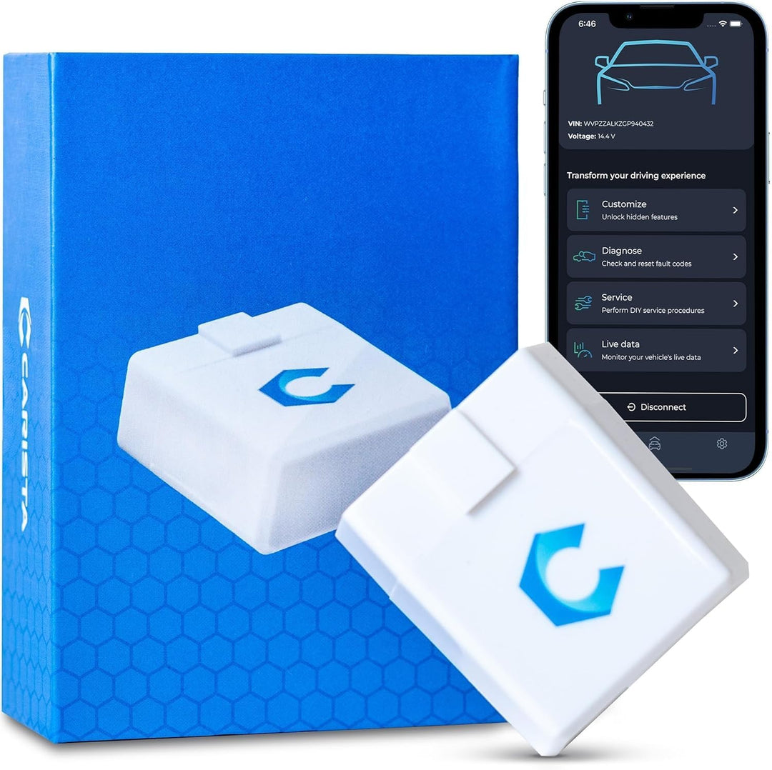 Carista OBD2 Bluetooth-Adapter und -App: Diagnose, Anpassung, Wartung, Live-Daten für Ihres Audi, BM