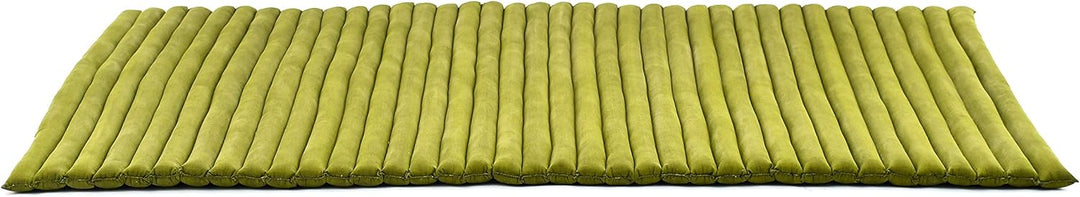 Leewadee Breite Rollbare Thaimatte 190 x 100 cm - Kapok Bodenmatte zum Schlafen, Massieren & Meditie