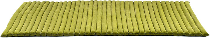 Leewadee Breite Rollbare Thaimatte 190 x 100 cm - Kapok Bodenmatte zum Schlafen, Massieren & Meditie