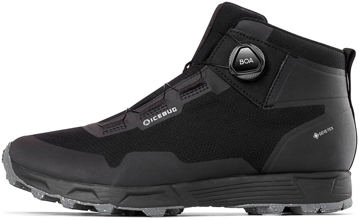Icebug Rover Mid RB9X GTX wasserdichter Outdoorstiefel mit BOA-Fit-System 45.5 EU Black Slategrey, 4