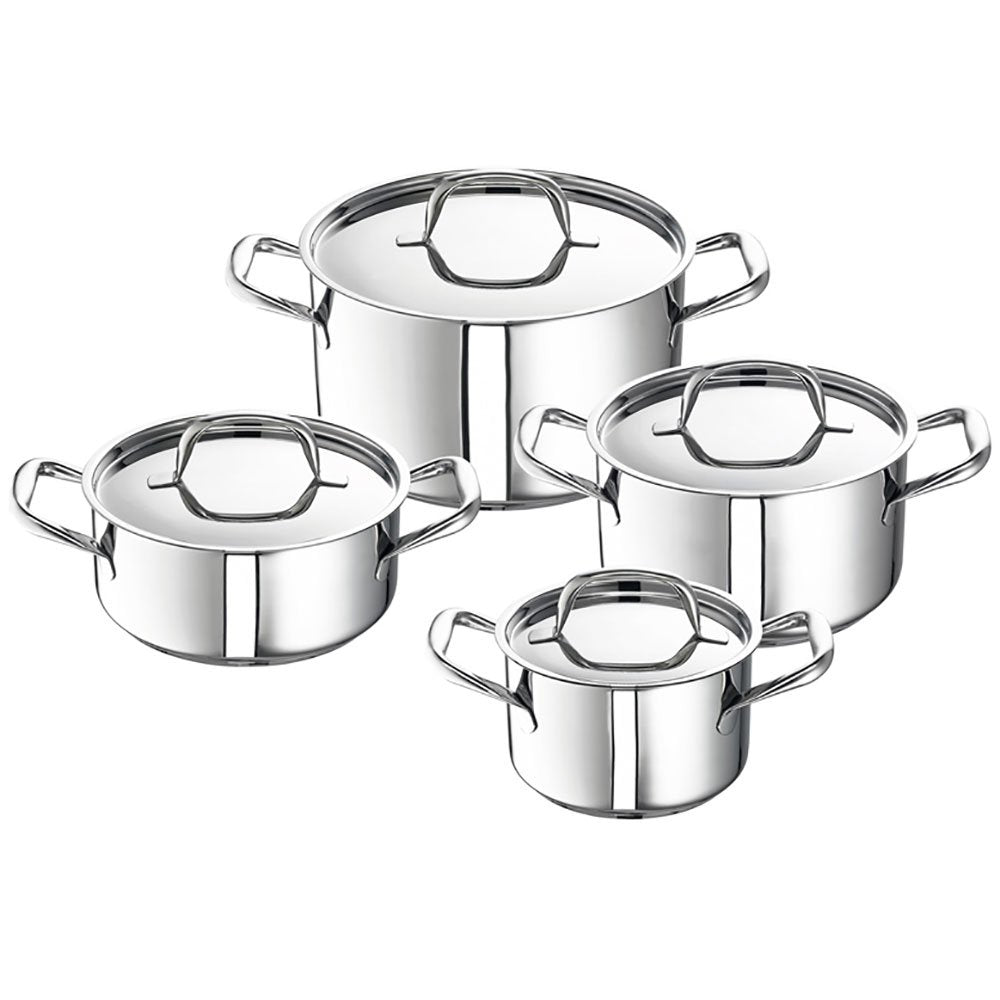 Schulte-Ufer Finesse Topfset, Edelstahl, 4 TLG