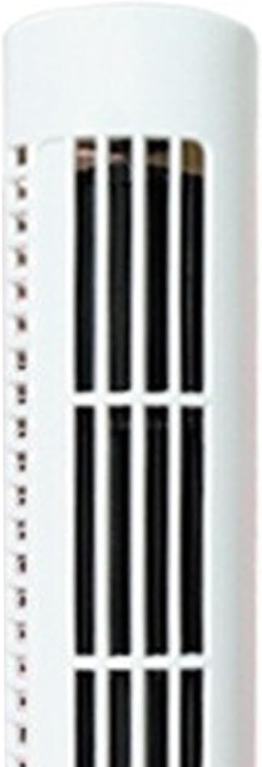 USB Flügelloser Turmventilator, Oszillierend 2 Geschwindigkeiten | Wiederaufladbar, Leiser Betrieb,