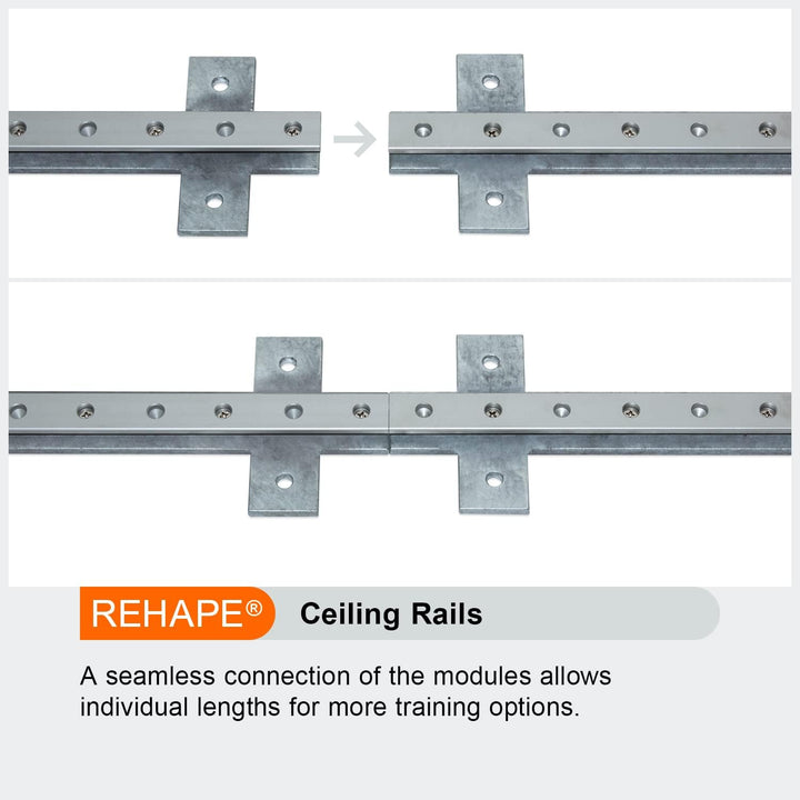 Verschiebbare Deckenbefestigung für Boxsack, Slingtrainer, Schaukel oder Trainingsgeräte – modulares