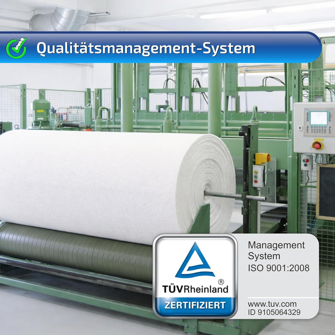 Matratzen Perfekt Matratzenunterlage 140x200 cm atmungsaktiver Filz Matratzenschoner Schutz vor Druc