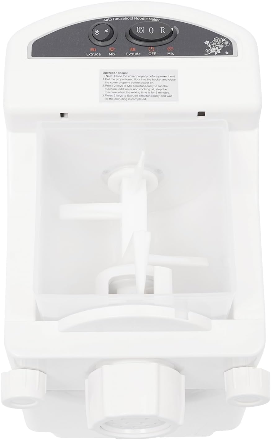 180W 220V Weiss Elektrische Nudelmaschine, Küche Vollautomatische Nudelmaschine, Haushalt Pastamaker