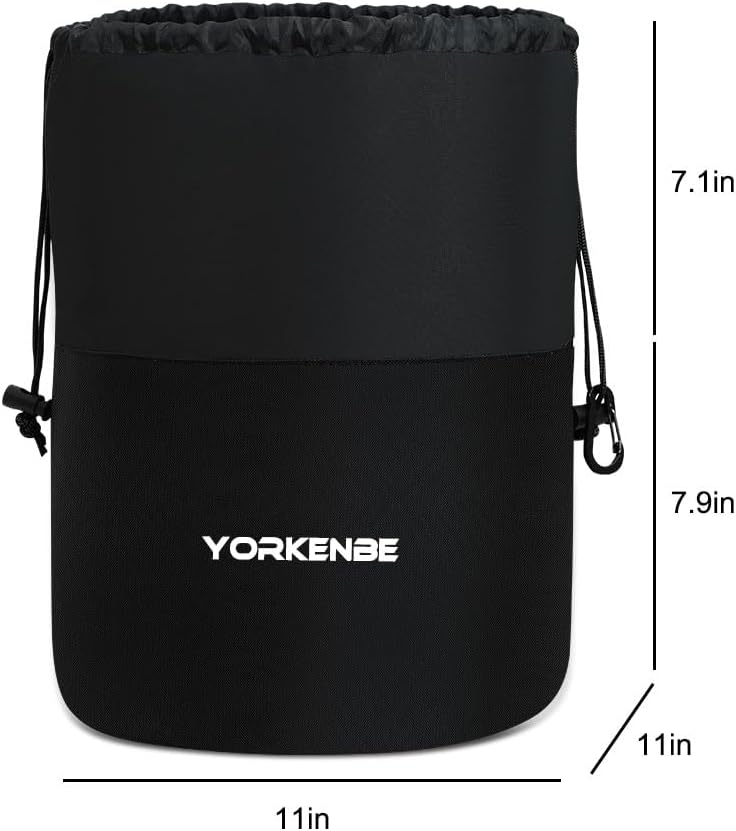 Yorkenbe Camping-Kochgeschirr-Tasche, hohe Kapazität, Camping-Geschirr, Aufbewahrungstasche, Kordelz