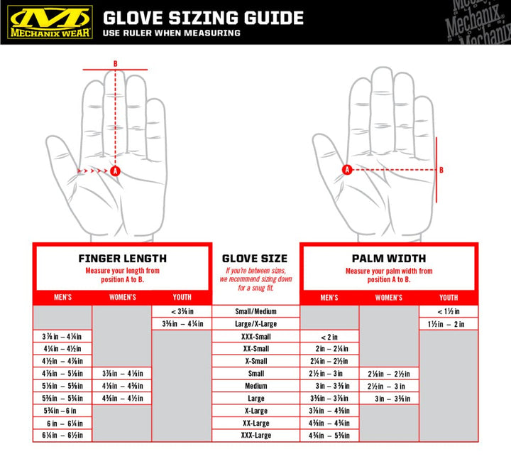Mechanix Wear M-Pact® 2 Handschuhe (Large, Schwarz) Schwarz L, Schwarz L